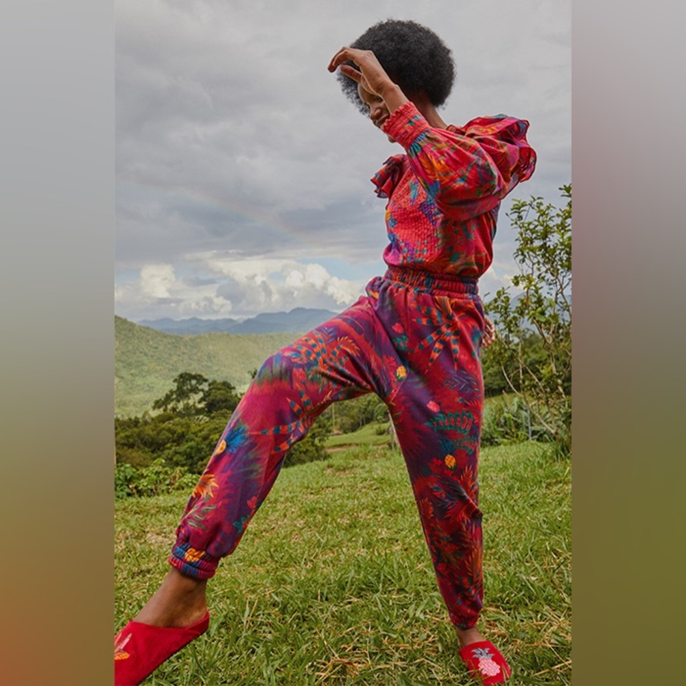 FARM Rio Tie Dye Forest Sweatpants